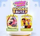🪞Golden Blitz 🪞 New Hobby & Clean Win  ⭐ 5 star Sticker Monopoly Go