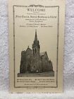 1927 Première Église Frères Unis en Christ Bulletin Église Altoona PA vintage