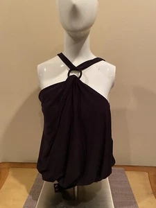Express Women’s Black Halter Style Bodysuit NWT Size S - Picture 1 of 4