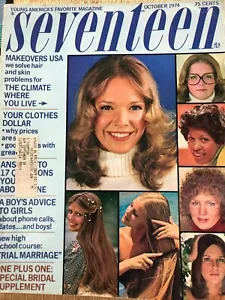 Retro Seventeen Magazin Oktober 1974: Makeovers USA auf Cover - Bild 1 von 11