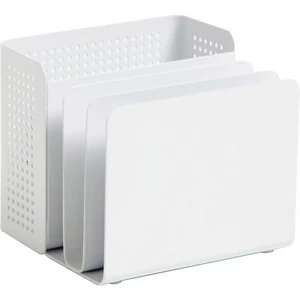 U Brands Perforated Sorter Cup - Durable - White - Metal - Picture 1 of 1