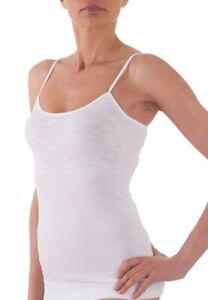 Bellissima Women's Sensitive Camisole Seamless Lace Pattern Tank Top