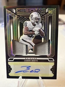 2023 Zamir White /25 Obsidian Electric Etch Yellow RC Jersey Autograph #RJI-ZWH - Picture 1 of 3