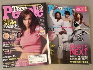 TEEN People 3 Ausgaben ~ JUSTIN TIMBERLAKE ~ 99. November & DOPPELTE Ausgabe 02. Dezember/Januar 03 - Bild 1 von 12