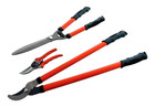 3pc Tree Lopper Shears Secateurs Hedge Garden Pruning Plier Tool Set