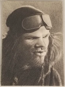 Original Richard Salvucci Sketch Art ACEO Card- Book of Eli - Evan Jones - Martz - Picture 1 of 2