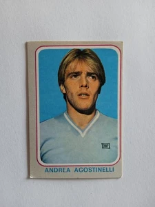 FIGURINA CALCIATORI EDIS 1978/79 LAZIO AGOSTINELLI n 159 CON VELINA - Picture 1 of 2