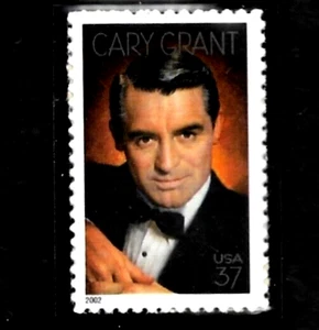 CARY GRANT 2002 LEGENDS OF HOLLYWOOD ENGLISH AMERICAN ACTOR US 3911 VF 37c STAMP - Picture 1 of 2