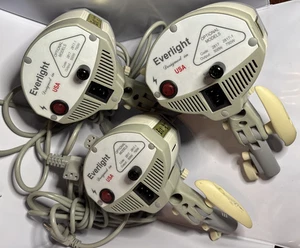 (3) JTL Everlight 2817 2817-1 Studio Light NO LAMP w/2 cords, untested; TURN ON - Picture 1 of 11