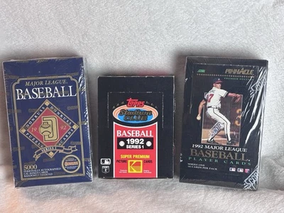 Donruss Pinnacle Stadium Club 1992 (x3) cajas de cera posibles RC’s (108 paquetes) Foto 1 de 4