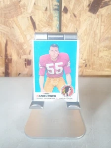 Tarjeta de fútbol americano 1969 Topps #348 Chris Hanburger Washington Redskins en muy buena condición envío gratuito - Imagen 1 de 2
