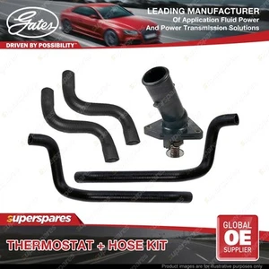 Gates Thermostat + Radiator Hose + Heater Hose Kit for Toyota Landcruiser GRJ120 - Picture 1 of 2