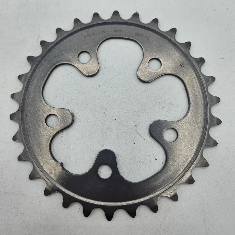 Nuevo (Otros) Plato Shimano SG-X 30-D 30T, 5 Pernos, 74 mm BCD, Despegue, Triple Foto 1 de 4