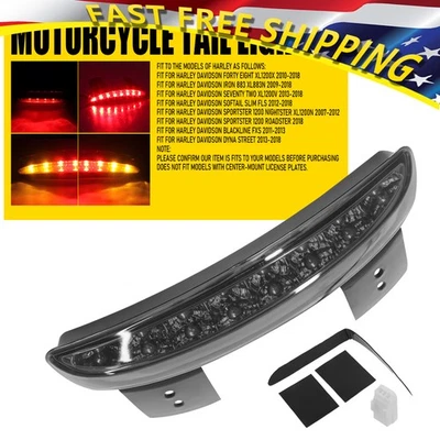 For Harley Davidson Forty Eight XL1200X 2010-18 LED Tail Light Brake Turn Signal - Image 1 of 4