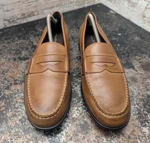 Zapatos Mocasines Rockport Penny Para Hombres Talla 11 M Usados Cuero Marrón M76444 - Imagen 1 de 14