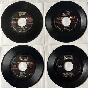 GEORGE JONES - Singles on UA 45rpm CLASSIC COUNTRY Honky-Tonk - Picture 1 of 9