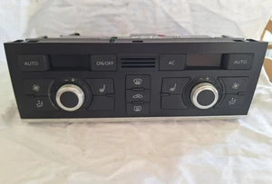 AUDI A6 C6 A/C HEATER CLIMATE CONTROL PANEL 4F2820043AA 5HB008833-66 4F0910043B - Picture 1 of 6