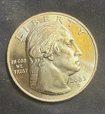2023 D Jovita Idar Quarter Error Coin “IN COD WE TRUST” Proof-Like - Image 1 of 4