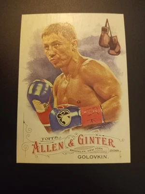 2016 Topps Allen & Ginter Gennady Golovkin #119 Rookie RC - Image 1 of 2