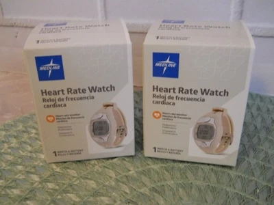 Medline Lote de 2 Reloj de Ritmo Cardíaco Monitor Podómetro Cronómetro Conteo de Calorías Nuevo en Caja Foto 1 de 4