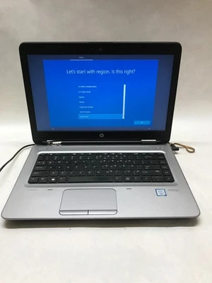 HP ProBook 640 G2 14" Intel Core i5 8GB RAM 128GB SSD Windows 10 C-Grade!!! - DW - Image 1 of 4