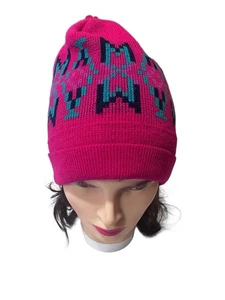 Vonnel Suecia Rosa Slouchy Gorro Tejido Sombrero Pom Suelto Invierno - Imagen 1 de 8