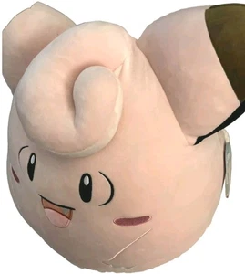Pokemon Clefairy Squishmallows 15" Large Plush NWT Pink Soft Stuffed Animal. - Picture 1 of 20