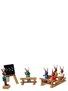 Decoración de Pascua Alemana - Escuela de Conejos - Imagen 1 de 4