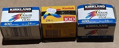 Vintage Kodak Gold iii 100 And kirkland 400 iso/asa Film Lot Of 3 - Image 1 of 4