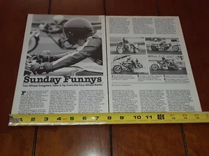 FUNNY BIKES KAWASAKI HONDA DRAG BIKES ORIGINAL 1982 ARTICLE - Picture 1 of 12