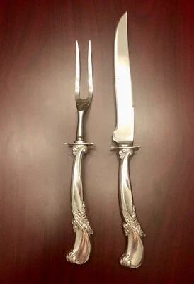 Wallace Vintage Plata Esterlina Vals de Primavera Juego de Talla de Acero Inoxidable Foto 1 de 4