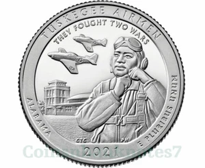 🎀 2021-S Tuskegee Airmen / Park Proof Quarter / Same Day Shipping! - Picture 1 of 2