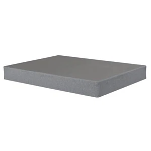 9 in. Foldable Mattress Foundation Box Spring, Twin Size Metal Bed Base, Gray - Picture 1 of 8