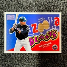 2003 Mike Piazza Game-Used Bat Card Bazooka Blasts #BB-MP