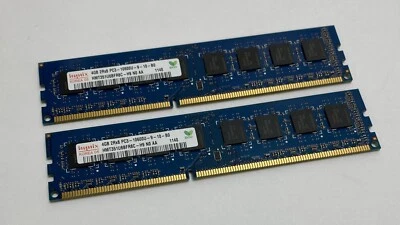8GB Kit (2 x 4GB) Hynix / HP 497158-D88 PC3-10600U 1333MHz DDR3 Non-ECC Computer - Image 1 of 4