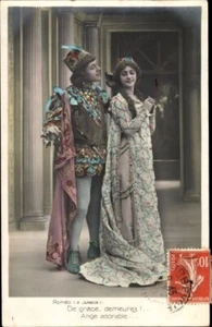 ROMEO & JULIET, William Shakespeare; Real Photo Hand Tinted Postcard; Excellent - Picture 1 of 2
