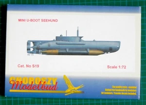 Mini U-Boot "Seehund" 1/72 Choroszy Modelbud Resin Kit - Photo 1/1