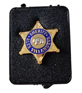 Los Angeles Sheriff Department Sheriff Villanueva Lapel Pin
