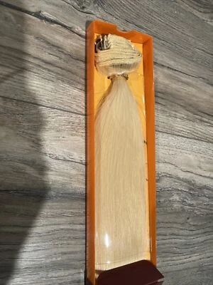 NEW Euronext  100% Human Hair Extensions 14" Clip in Plantinum Blonde - Image 1 of 4