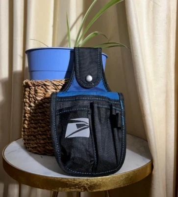 Scanner holder black with blue trim w/ belt - Image 1 of 3