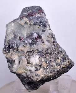 6,7 cms PROUSTITE ROJO RUBÍ PLATA MINERAL PERÚ UCHUCCHACUA MINA ESPÉCIMEN HB218 - Imagen 1 de 16