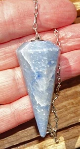Blue Quartz Pendulum (Dumortierite)  p23 - Picture 1 of 4