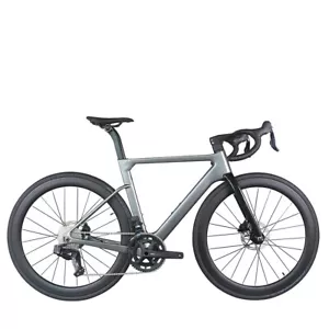 Complete bike WheelTop EDS-2*12S Electronic Shifting carbon bicycle Gray TT-X42 - Picture 1 of 14
