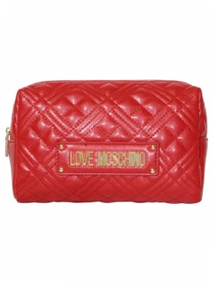 Bolso de mano acolchado Love Moschino con placa con logotipo para mujer Foto 1 de 4