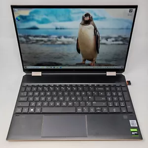Portátil táctil HP Spectre 15 x360 2 en 1 4K i7-10750H 16 GB 512 GB SSD GTX 1650Ti - Imagen 1 de 12