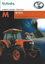 Farm Tractor Brochure - Kubota - M105S - c2006 (F4567) 
