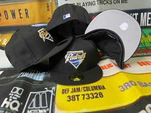 NEW ERA SAN DIEGO PADRES Custom 59Fifty BLACK New 8/18/23 - Picture 1 of 6