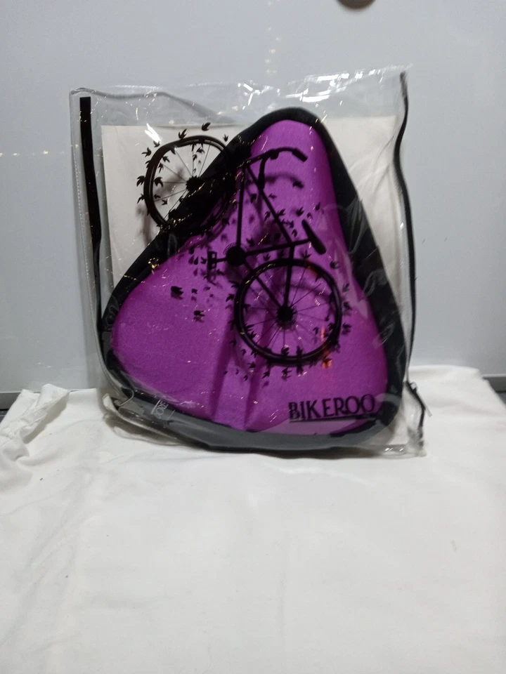 Wide Exercise Bike GEL Seat Cushions Soft Pads Comfy Bicycle Saddle Covers for