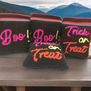  Lot of 4 PillowsAshland HALLOWEEN  Pillow  COUSSIN 8X8IN . NEW H101 - Picture 1 of 7