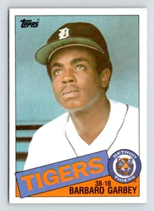 1985 Topps Card, #243 Barbaro Garbey, Detroit Tigers Rookie - Picture 1 of 3
